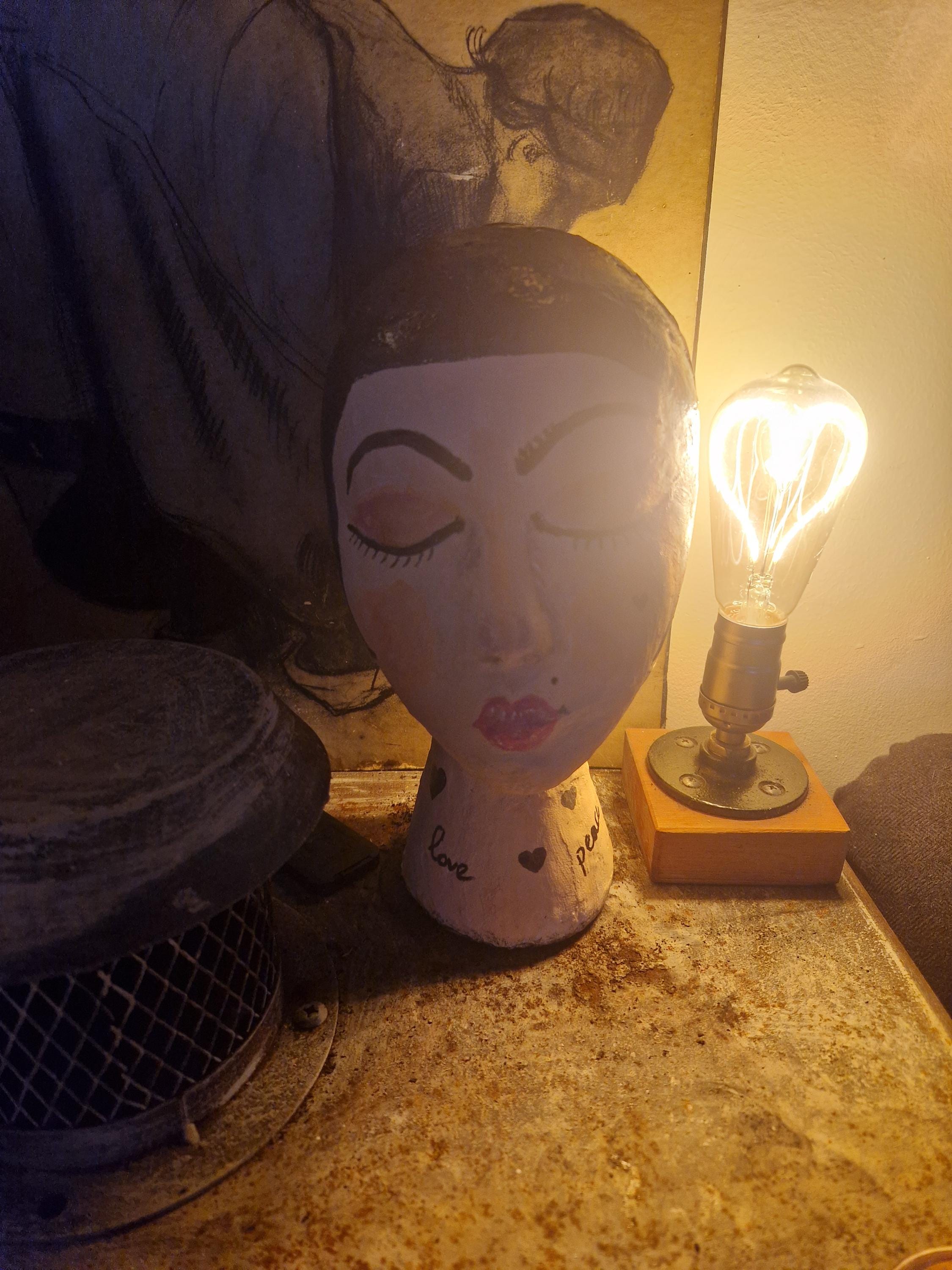 ♥ Mannequin Head /vintage Mannequin Head /wig Mannequin