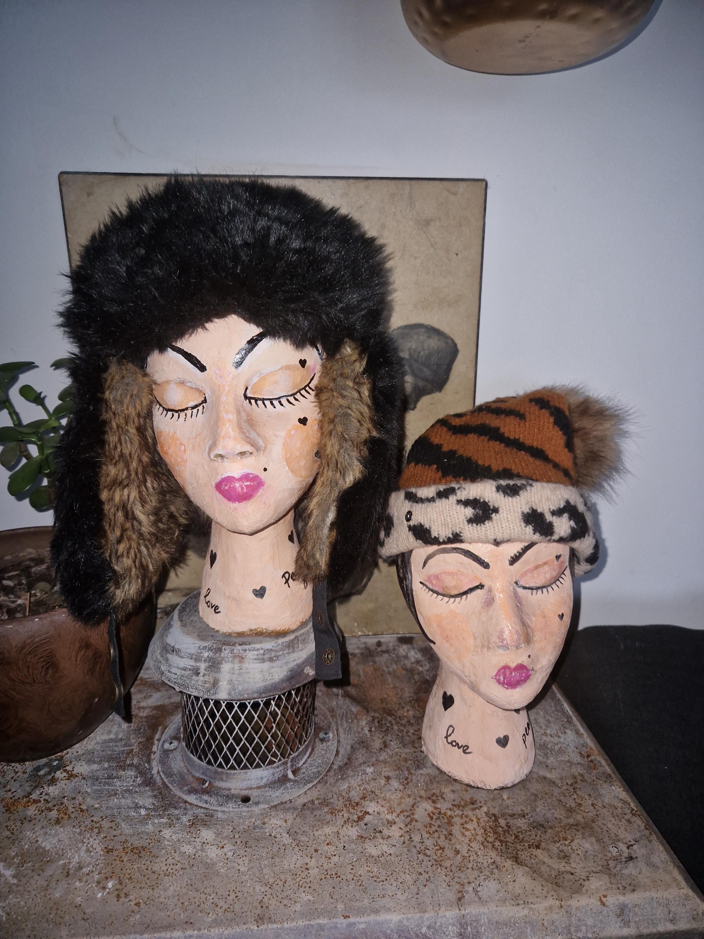 ♥ Mannequin Head /vintage Mannequin Head /wig Mannequin