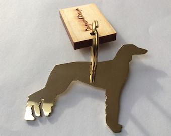 Saluki Keyring, Saluki Keychain, saluki, saluki keyrings, saluki keychains,