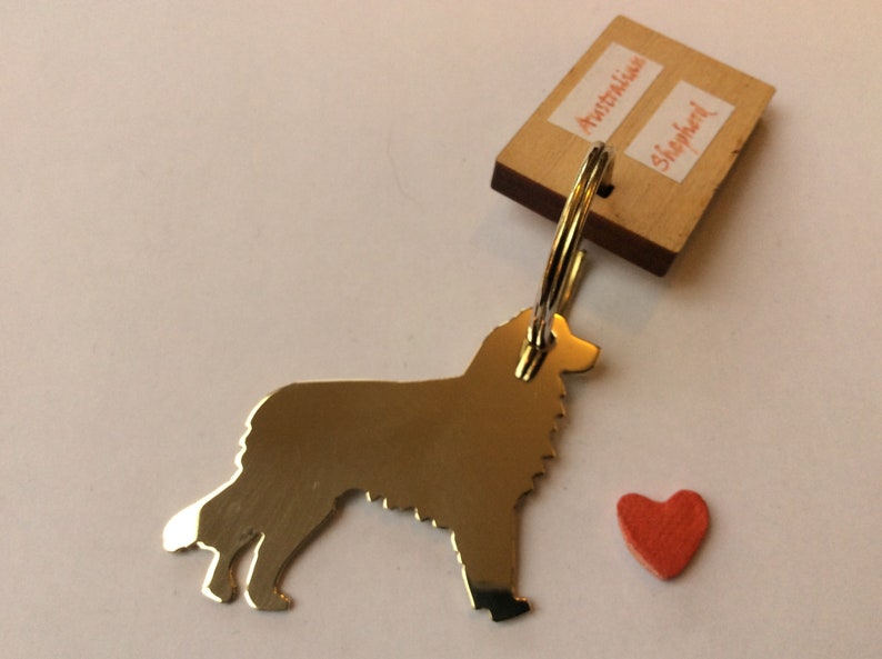Australian Shepherd Australian Shepherd Keyring Australian Shepherd Keychain