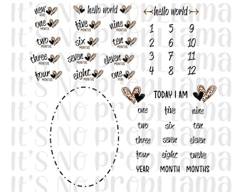 Download Milestone Blanket Svg Etsy