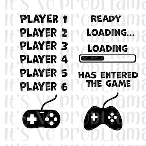 Spieler-Bundle | Videospiel Schwangerschaft | Gamer Schwangerschaft | Digitale Datei | svg, jpeg, png | Cricut, Scherenschnitt, Cameo