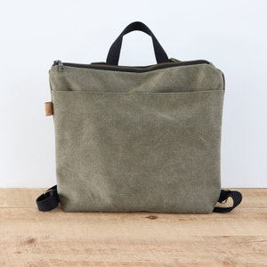 Petit/moyen sac à dos en toile délavée pour femme. Petit sac à dos pour femme, adolescente, étudiante, idéal pour le vélo, la randonnée ou les voyages.