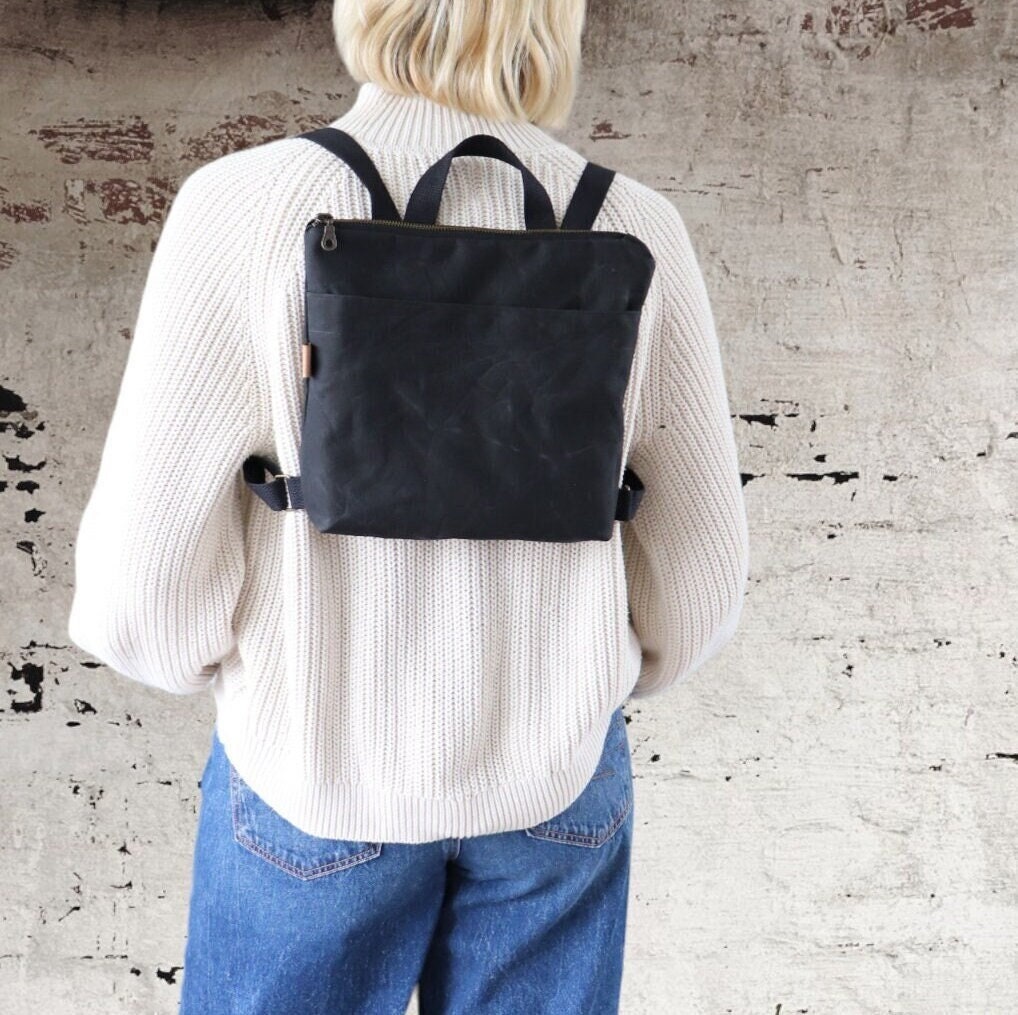 HUMAN MADE COTTON CANVAS BACKPACK