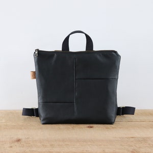 Mini sac à dos en cuir végétalien pour femme et homme. Mini sac à main au design géométrique, chic et mignon pour un usage quotidien, les voyages, le shopping,