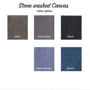 Two-Tone Stonewashed Canvas Crossbody Bag: Casual Everyday Purse bild 10