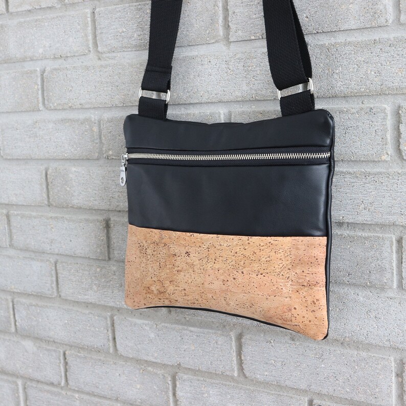 Vegan Leather Cross body bag for women modern and chic. Etsy