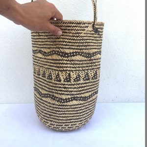 DURABLE RATTAN BAG Tote Handbag Ajat Traditional Weaving Handmade Tribal #2