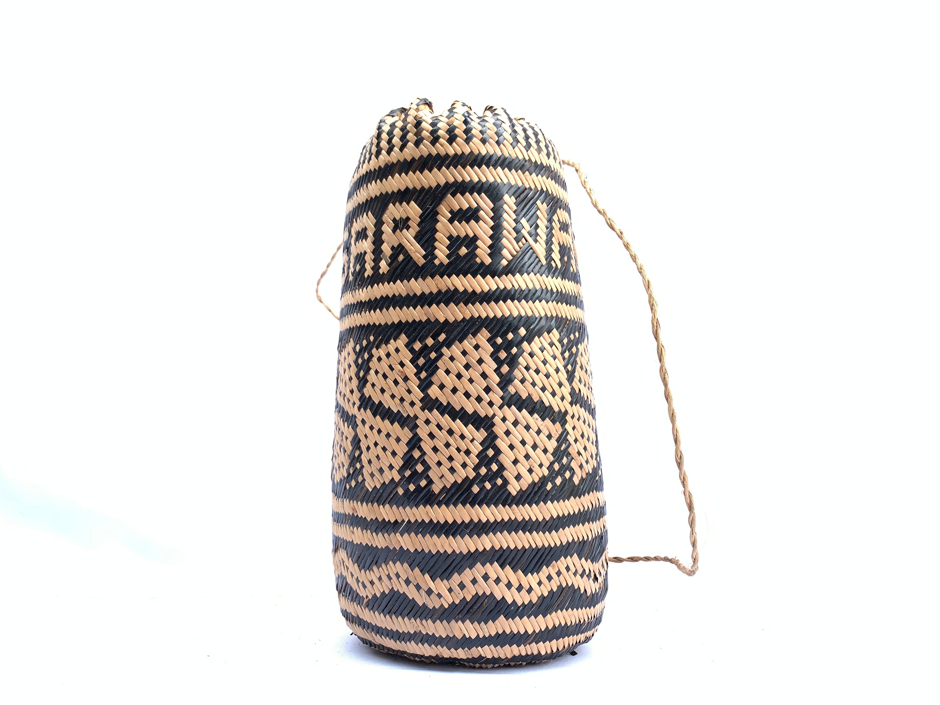 BRAND NEW Ajat / Native BASKET Woven Sling Bag Backpack 