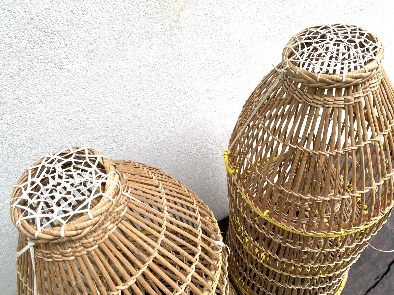 Traditional Fish Trap 710mm (one Pair) Bubu Lantai Lure Bait Trap ...