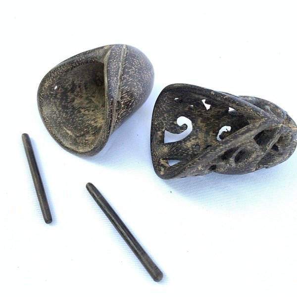 GENITAL PIERCING (1 pair) Barbell Penis Adornment Tribal Sex Ampallang Palang Apadravya