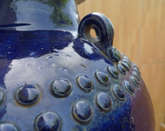 希少な33インチ青釉陶器壺：清朝風 - Etsy 日本