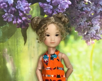 Halloween Overalls for 8" Ten Ping, Mini Sara and similar size dolls