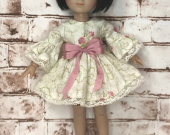 Spring dress for 8" Ten Ping, Mini Sara and similar size dolls