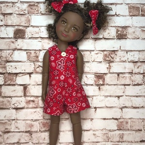 60&quot;s style Jumpsuit for Ruby Red Fashion Friends, Wellie Wisher and similar size dolls