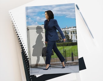 Original "That Little Girl Was Me™" Unlined Journal, Ruby Bridges and Kamala Harris, Black History, Civil Rights, Women's History