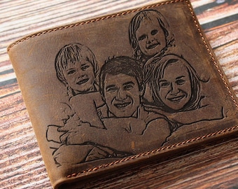 Monedero personalizado para hombre, Regalo perfecto día del padre, Primer día del padre, 1er día del padre, Regalo de esposa, Regalo para papá, De hija
