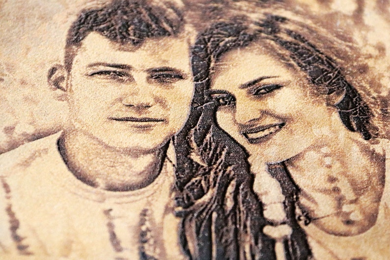 Cartera para hombres, regalo para hombre, cartera grabada con foto para novio, personalizar regalo de Navidad para hombre, cartera para hombres, cartera de cuero imagen 2