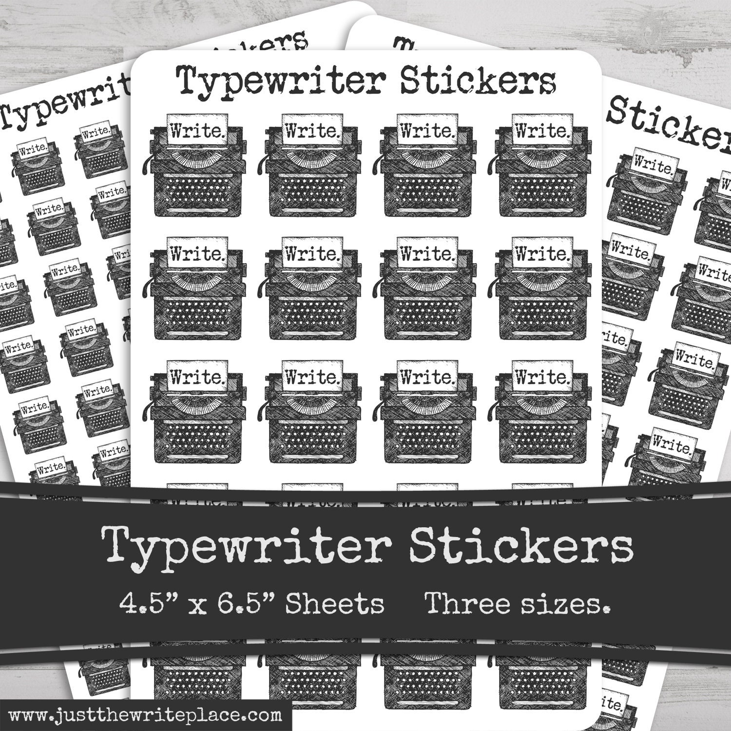 Write Stickers Typewriter Write Stickers, Writer Stickers, Novel Planning, Stickers ...