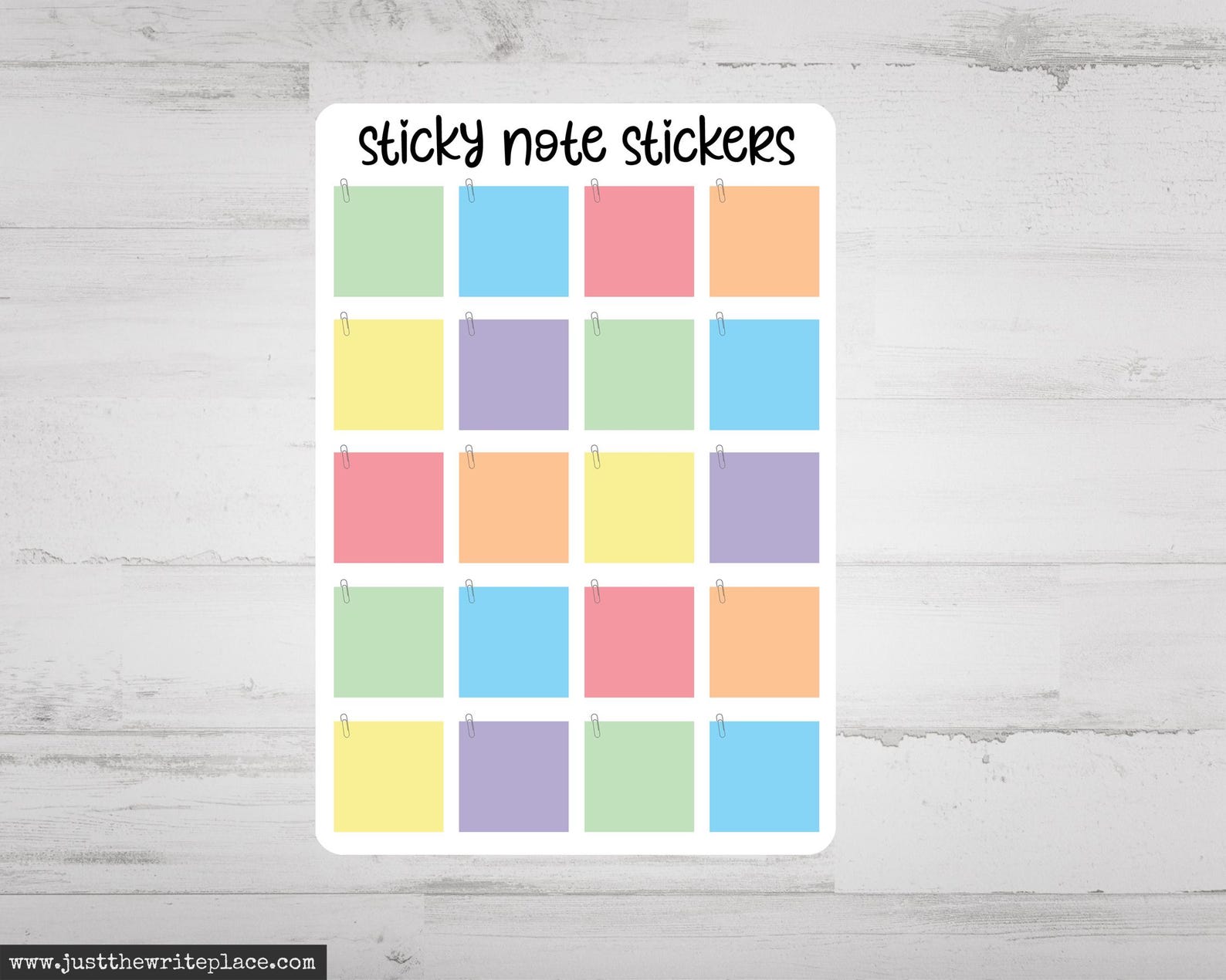 Mini Sticky Note Stickers, Novel Planning, Stickers for Writing, Author ...