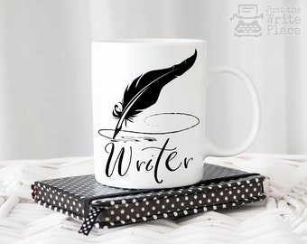Writer Mug - Writer Quill Pen Coffee Mug - Writer Gift - Author Gift - NaNoWriMo