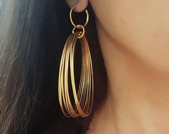 large hoop Earrings