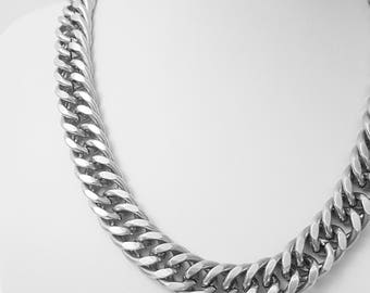 Chain for Mens Thick Foxtail Linked 
