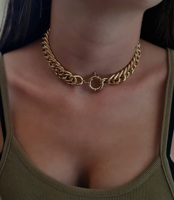 Gold-Plated Extra Chunky Chain Necklace | Z for Accessorize | Accessorize UK