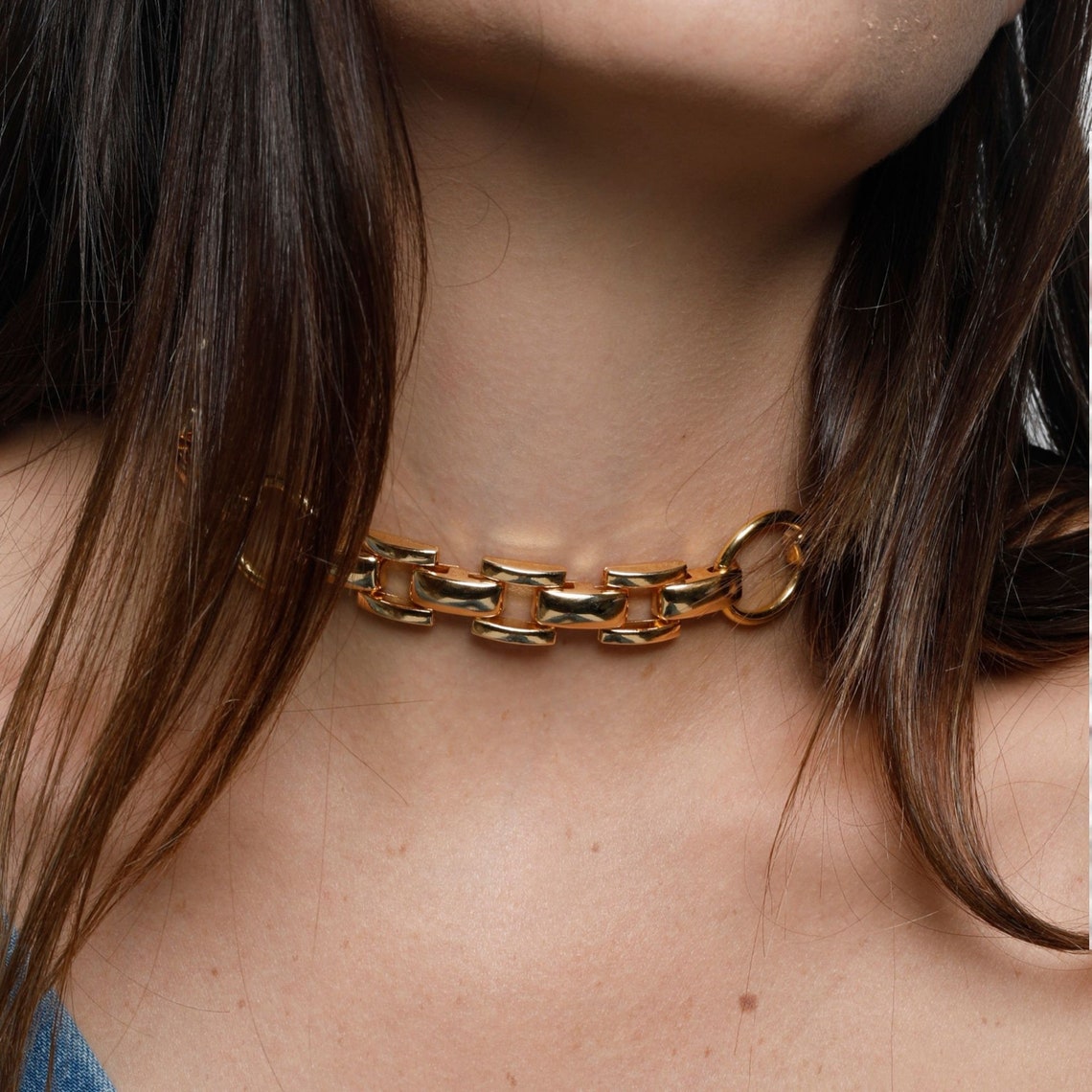 Choker link necklace Clearance