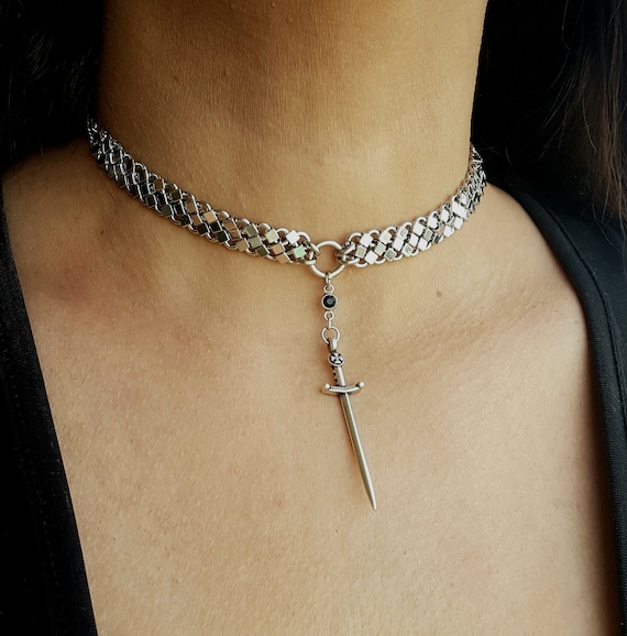 Sword Silver Charm , Sword Pendants Witchy Charms