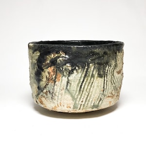 Wabi sabi tea bowl Handmade matcha chawan Ware for Japanese tea ceremony