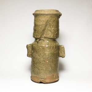 Ikebana ceramic flower vase - Wabi sabi pottery for japanese tea ceremony