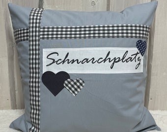 1x country style cushion cover * Pillow cover * Home * white/gray