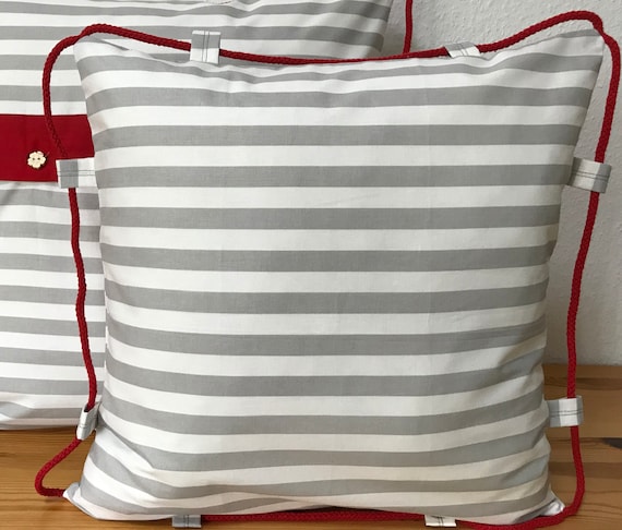 Scatter Cushions Starfish Beige//White 50x50cm. Cottage Cushion 1 maritime Cushion Cover