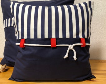 Maritime cushion cover * sailor's knot 40x40cm.