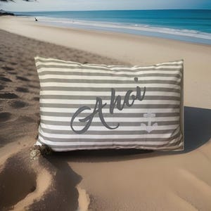 Cushion cover * Pillowcase * Maritim * Ahoi * 40x60cm.