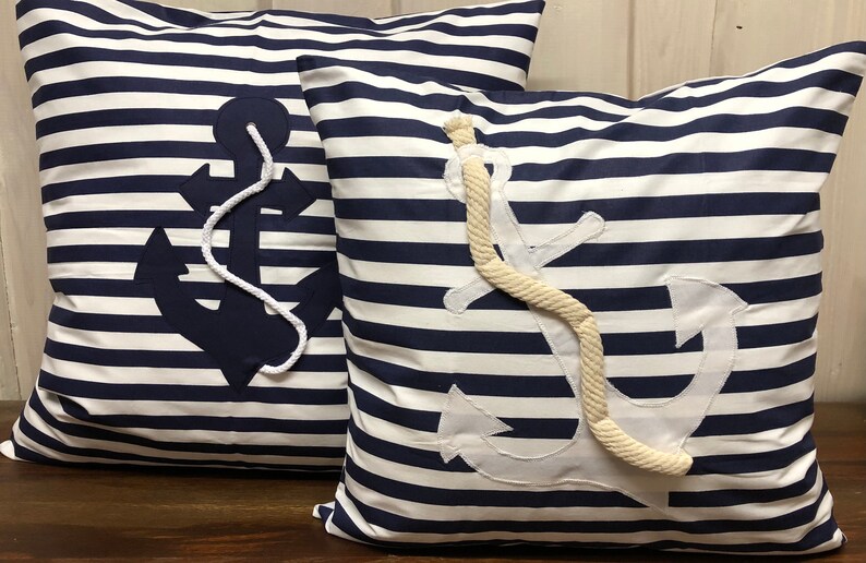 Maritime Kissenhülle, Kissenbezug, Landhausstil Dekokissen Möwen Grau/weiß 40x40cm Oder 50x50cm