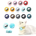 Personalized Airtag Holder Collar Attachment, Silicone Shell Cover for Airtag Cat and Dog Collar, Blue, Red, Green *AirTag not included product logo