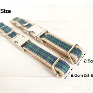 Personalized Laser Engraved Handmade Scotland Design Dog Collar or Leash set image 2