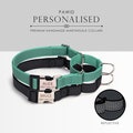 Personalized Martingale Dog Collar, Reflective Martingale or Flat Collar, Nylon Webbing Collar, Unisex Collar, Red, Black, Green, Pink product logo