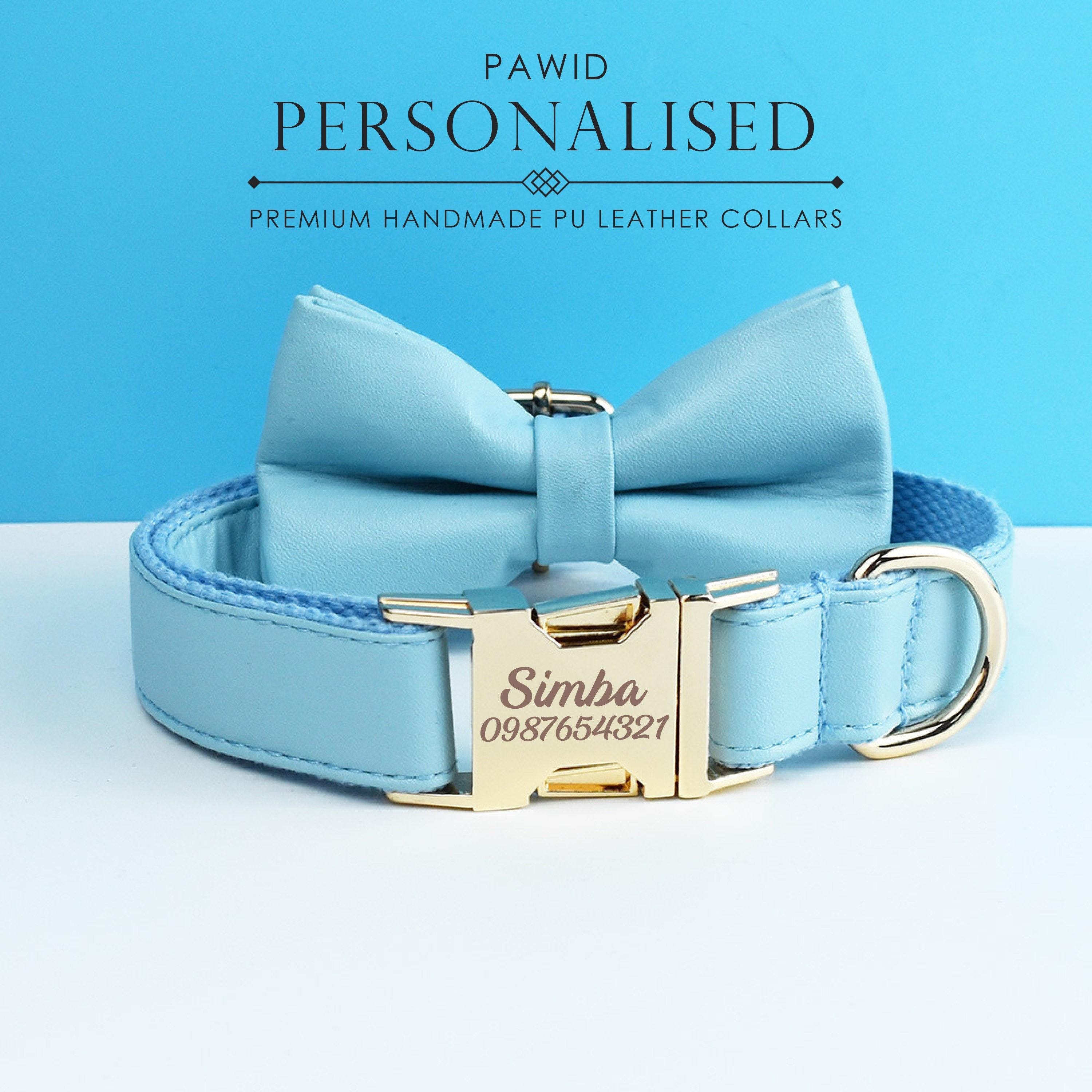 Blue dog collar and lead hot sale