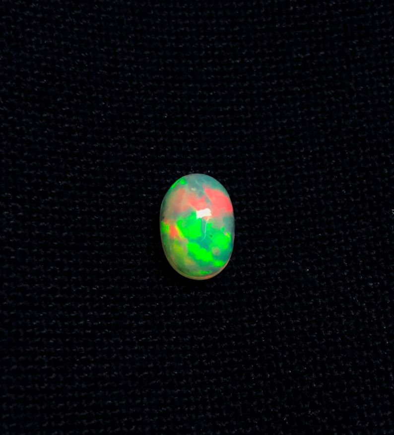 Sale 30/% OFF Amazing Fire Natural Ethiopian Opal Smooth Oval Cabochon Size 6x9x4 mm Welo Fire Opal Whole Sale Price CODE OCF#16