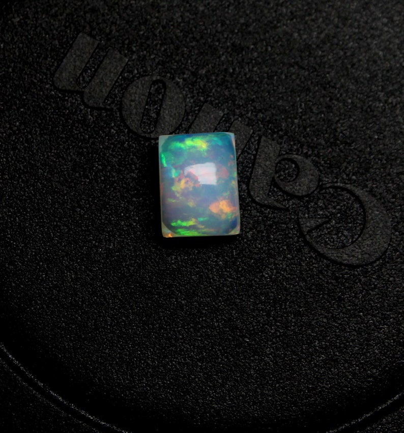 30/% OFF AAA Grade Quality Natural Ethiopian Opal Smooth Cabochon Rectangle Shape Amazing Welo Fire Whole Sale Price OSC#06 9x6x4 mm