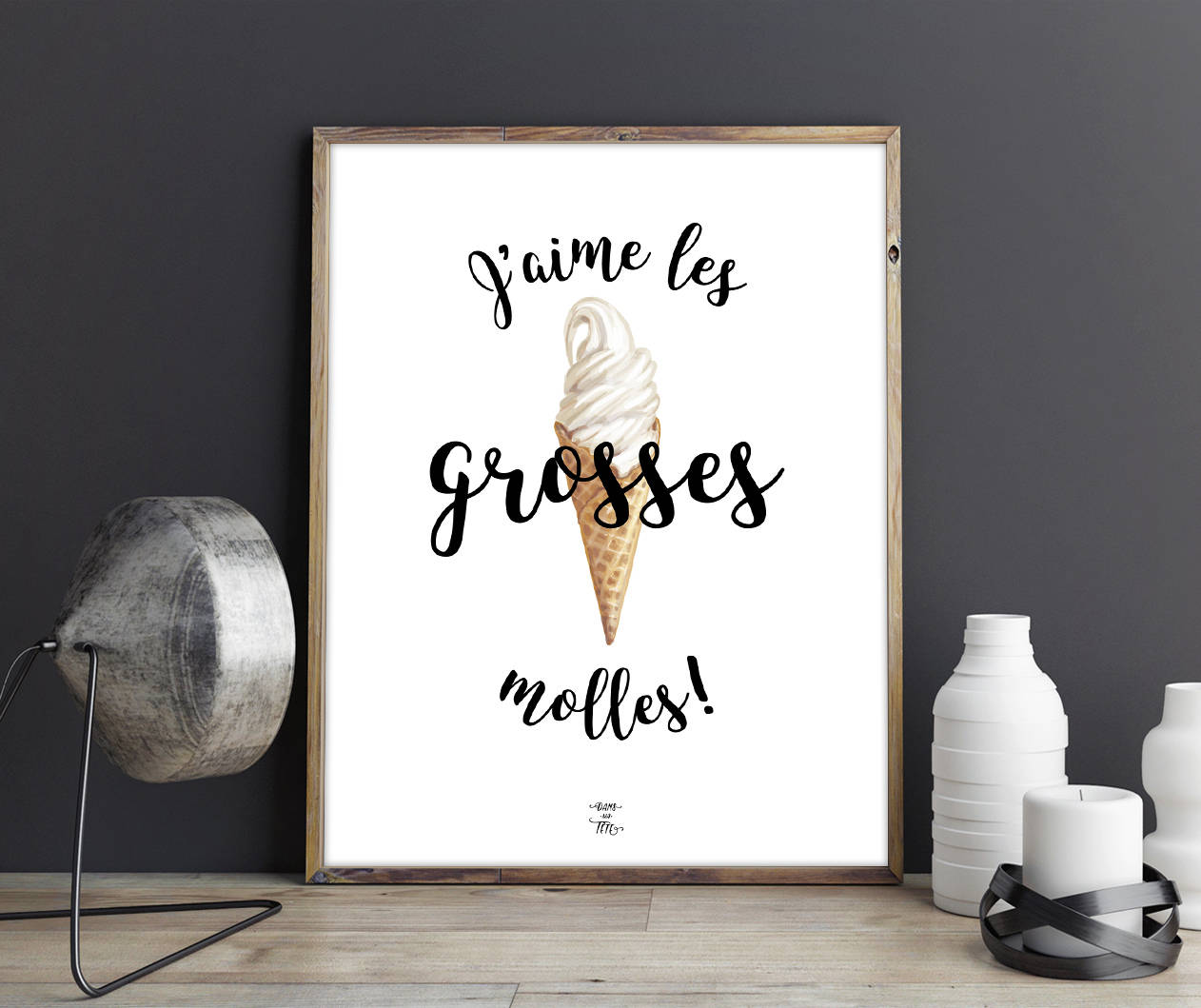 Affiche A Telecharger J Aime Les Grosses Etsy India