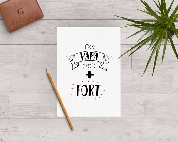 Carte De Voeux Papa Pour Mon Papa Damour Carte Fete Des Peres Carte Pour Papa Carte Papa Fournitures De Bureau Et Articles De Fete Produits Handmade Dwteam In