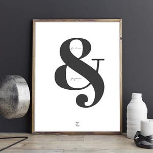 Poster to download "I want and I can!" - Quote, illustration, decoration, inspirational and motivational phrase, typography
