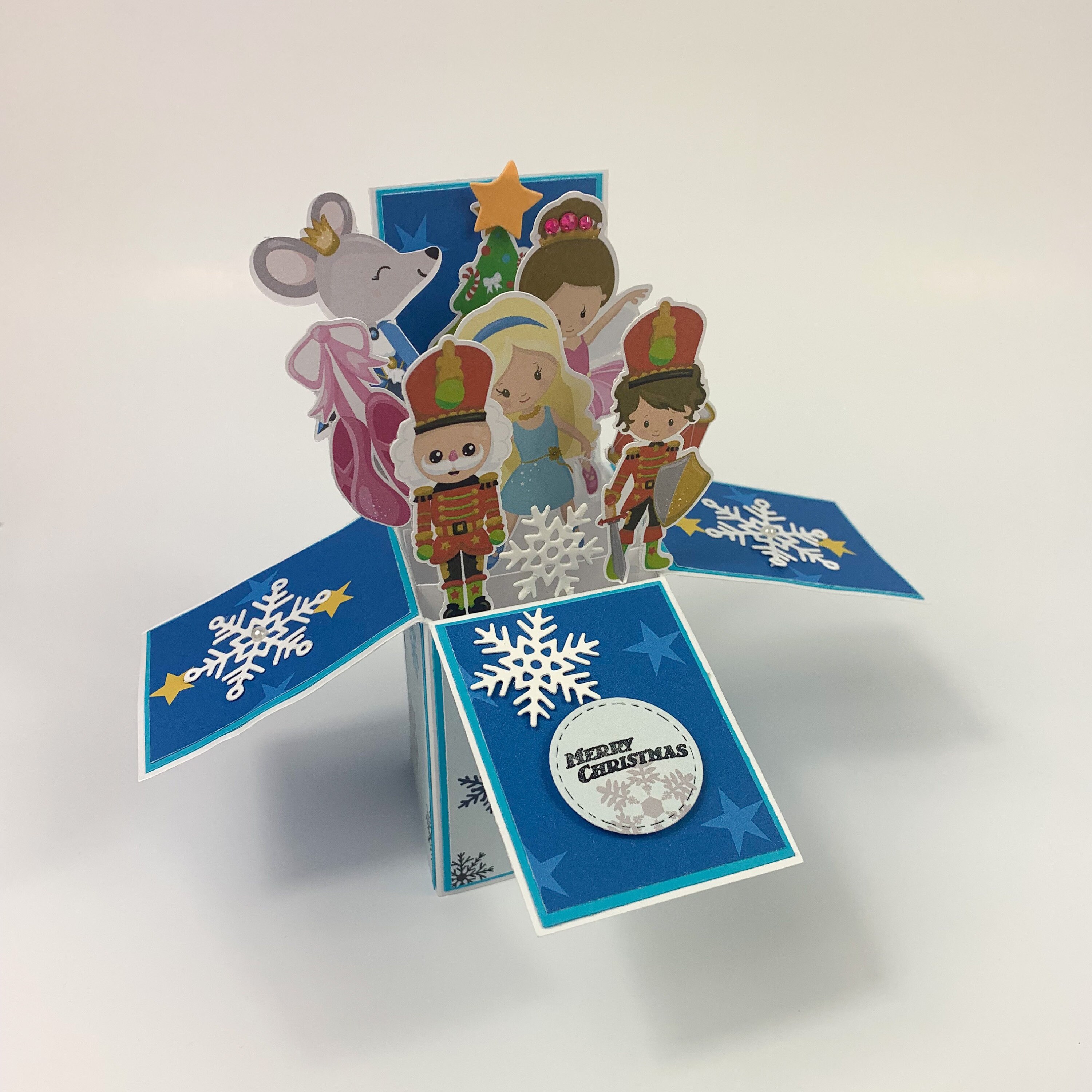 The Nutcracker Pop up Card Christmas Pop up Card Christmas Etsy