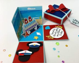 Caja sorpresa de cruceros Disney, revelación del crucero familiar, anuncio del crucero