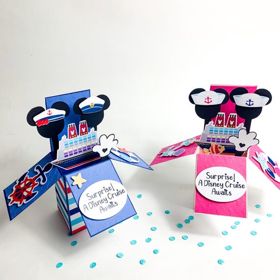 Disney Cruise Surprise Card, Cruise Reveal Gift, Vacation Announcement, Nautical Adventure Reveal, Cruise  Surprise, Disney Family Cruise