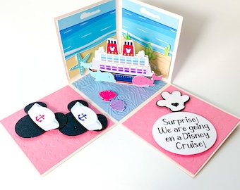 Cruise Reveal Box: Nautical Vacation Announcement Gift
